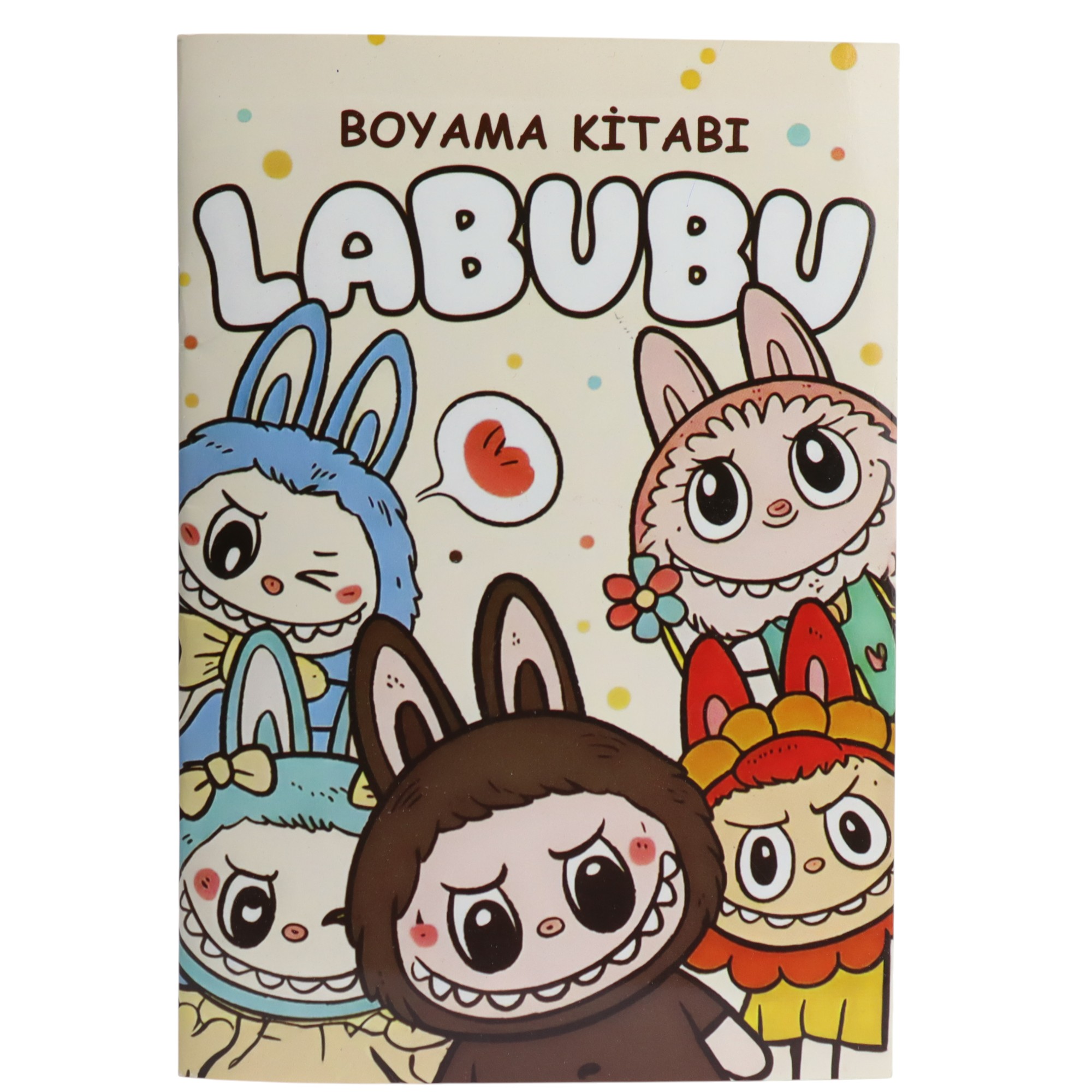 Boyama rəngləmə kitabı-Labubu / Qanun Nəşriyyatı